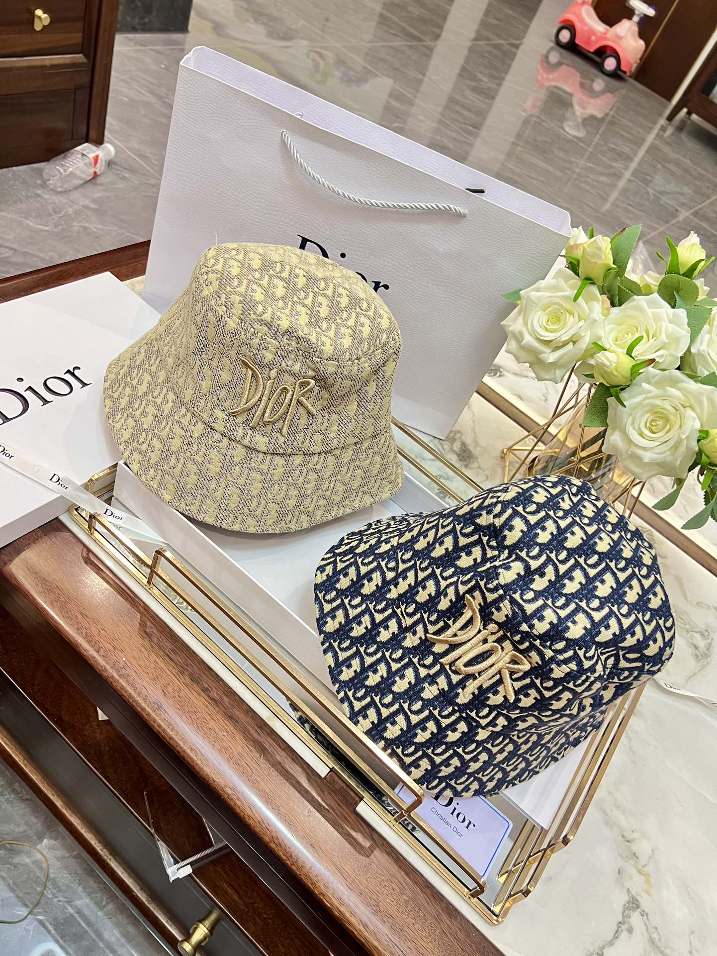 dior hat model 15